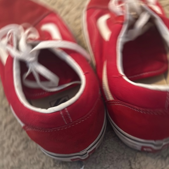 Vans Red Men's Shoes - Picture 3 of 5